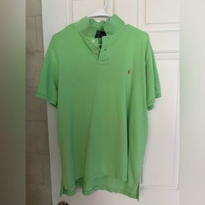 Light Green Ralph Lauren Polo Shirt